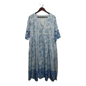 NWT Beautiful blue dress by Maldila Size XXL